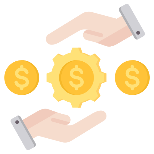 Asset management illustration showing structured control and protection of financial resources.