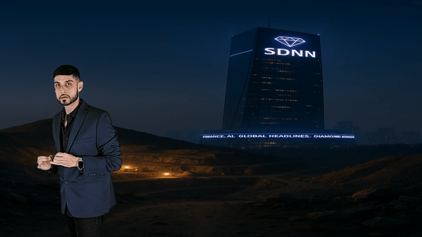 Steven Diamond presenting structured financial analysis from the SDNN newsroom